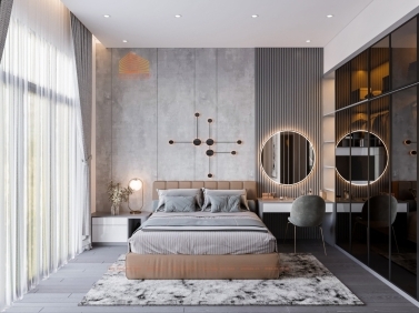 Nội Thất Phòng Ngủ Master 25m2 Đẹp